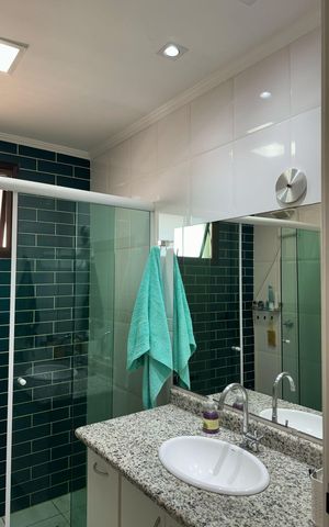 Apartamento à venda com 55m², 1 quarto e 1 vagaBanheiro