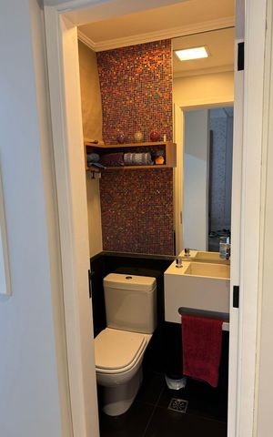 Apartamento à venda com 55m², 1 quarto e 1 vagaBanheiro