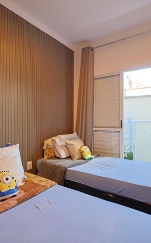 Casa de condomínio à venda com 65m², 2 quartos e 1 vagaQuarto 2