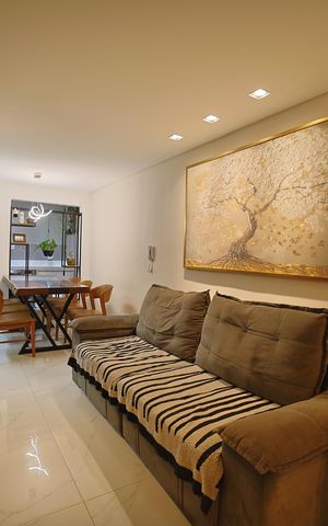 Casa de condomínio à venda com 65m², 2 quartos e 1 vagaSala