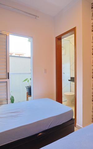 Casa de condomínio à venda com 65m², 2 quartos e 1 vagaQuarto 2