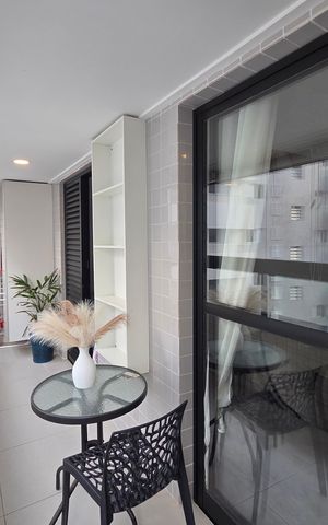 Apartamento para alugar com 44m², 1 quarto e 1 vaga Apartamento para alugar com 44m², 1 quarto e 1 vagaVaranda
