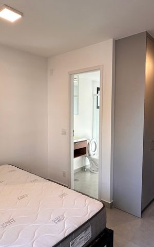 Studio para alugar com 26m², 1 quarto e sem vaga