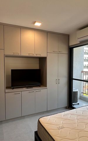 Studio para alugar com 26m², 1 quarto e sem vaga
