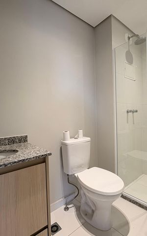 Apartamento para alugar com 38m², 1 quarto e 1 vaga Apartamento para alugar com 38m², 1 quarto e 1 vagaBanheiro