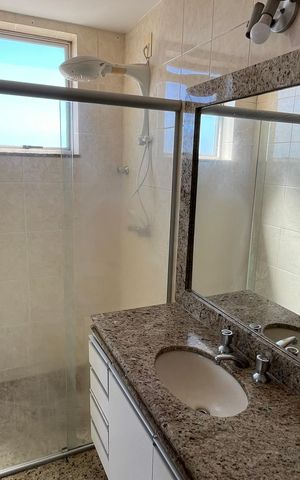 Apartamento para alugar com 90m², 1 quarto e 2 vagas Apartamento para alugar com 90m², 1 quarto e 2 vagasBanheiro