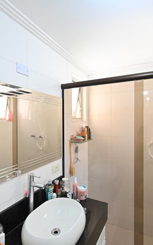 Apartamento à venda com 90m², 3 quartos e 1 vagaBanheiro da Suíte
