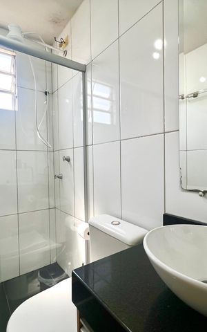 Apartamento à venda com 45m², 2 quartos e 2 vagas Apartamento à venda com 45m², 2 quartos e 2 vagasBanheiro Social