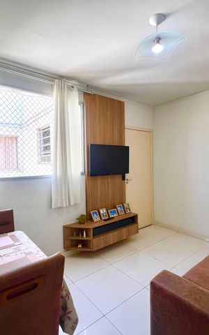Apartamento à venda com 45m², 2 quartos e 2 vagas Apartamento à venda com 45m², 2 quartos e 2 vagasSala