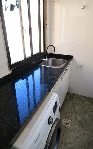 Apartamento à venda com 156m², 3 quartos e 3 vagasÁrea de Serviço