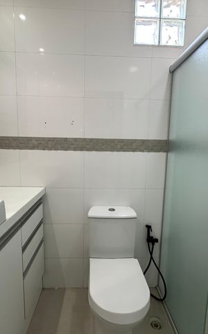 Casa para alugar com 75m², 3 quartos e sem vaga Casa para alugar com 75m², 3 quartos e sem vagaBanheiro da Suíte