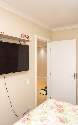 Apartamento à venda com 52m², 2 quartos e 1 vagaQuarto 1