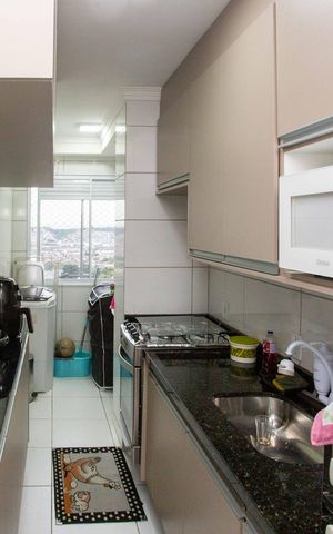 Apartamento à venda com 52m², 2 quartos e 1 vagaCozinha