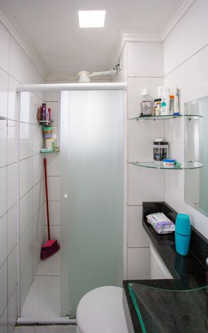 Apartamento à venda com 52m², 2 quartos e 1 vagaBanheiro