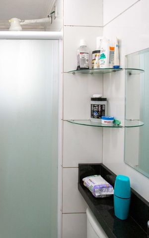 Apartamento à venda com 52m², 2 quartos e 1 vagaBanheiro