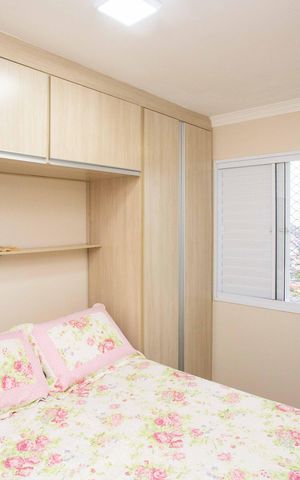 Apartamento à venda com 52m², 2 quartos e 1 vagaQuarto 1