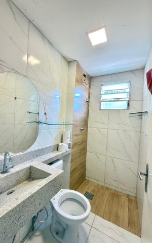 Apartamento para alugar com 55m², 2 quartos e 1 vagaBanheiro Social