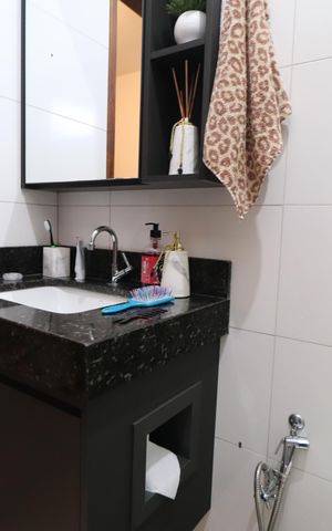Casa para alugar com 70m², 3 quartos e 2 vagasBanheiro do Quarto 3