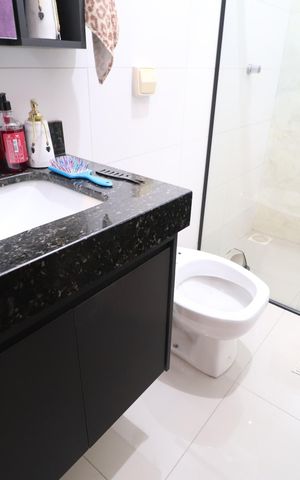 Casa para alugar com 70m², 3 quartos e 2 vagasBanheiro do Quarto 3
