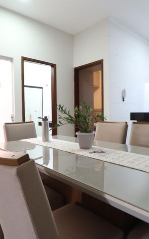 Casa para alugar com 70m², 3 quartos e 2 vagasSala de Jantar