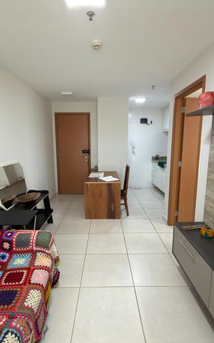 Apartamento à venda com 34m², 1 quarto e 1 vaga