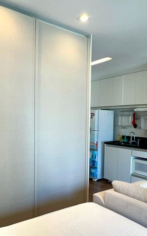 Studio para alugar com 31m², 1 quarto e sem vagaQuarto