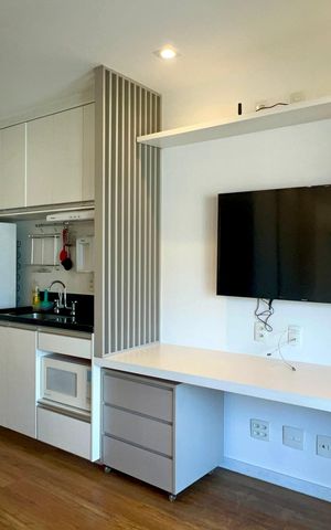 Studio para alugar com 31m², 1 quarto e sem vagaSala