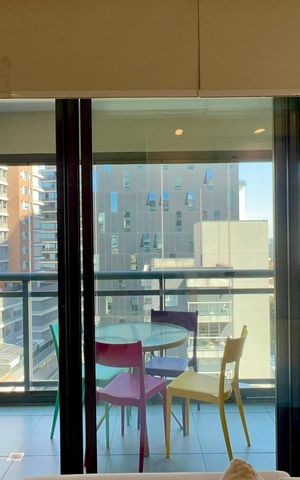 Studio para alugar com 31m², 1 quarto e sem vagaVaranda