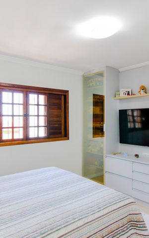Casa à venda com 178m², 3 quartos e 2 vagasQuarto 3 - Suíte
