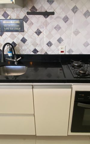 Apartamento para alugar com 36m², 1 quarto e 1 vagaCozinha - Área de Serviço