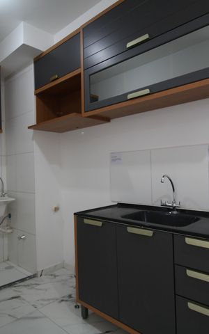 Apartamento à venda com 38m², 2 quartos e sem vagaCozinha