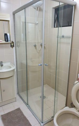 Apartamento para alugar com 60m², 1 quarto e sem vaga Apartamento para alugar com 60m², 1 quarto e sem vagaBanheiro