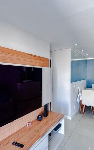 Apartamento à venda com 68m², 3 quartos e 2 vagasSala