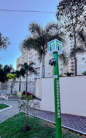Apartamento à venda com 68m², 3 quartos e 2 vagasFachada com Plaquinha