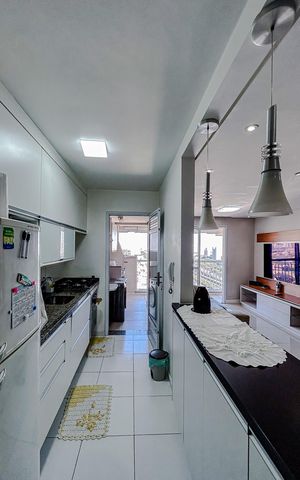 Apartamento à venda com 68m², 3 quartos e 2 vagasCozinha