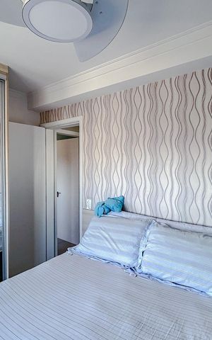 Apartamento à venda com 68m², 3 quartos e 2 vagasQuarto 3 - Suíte