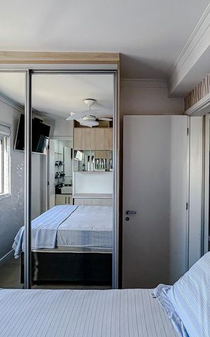 Apartamento à venda com 68m², 3 quartos e 2 vagasQuarto 3 - Suíte
