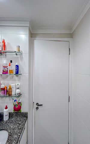 Apartamento à venda com 68m², 3 quartos e 2 vagasBanheiro