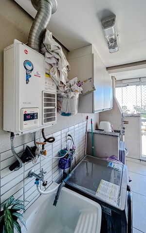 Apartamento à venda com 68m², 3 quartos e 2 vagasÁrea de Serviço
