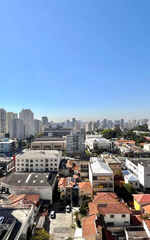 Studio para alugar com 28m², 1 quarto e sem vaga Studio para alugar com 28m², 1 quarto e sem vagaVista da Varanda