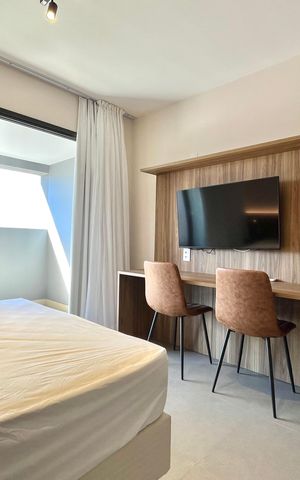 Studio para alugar com 28m², 1 quarto e sem vaga Studio para alugar com 28m², 1 quarto e sem vagaSala/Quarto