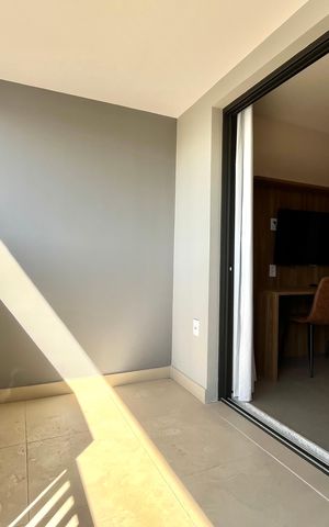 Studio para alugar com 28m², 1 quarto e sem vaga Studio para alugar com 28m², 1 quarto e sem vagaVaranda