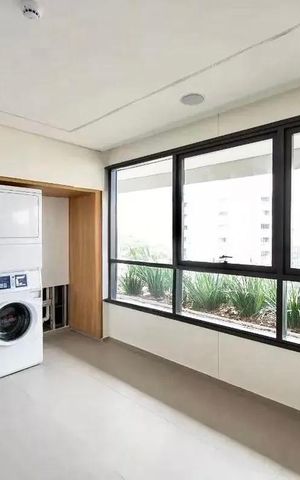 Studio para alugar com 28m², 1 quarto e sem vaga Studio para alugar com 28m², 1 quarto e sem vagaÁrea comum - Lavanderia