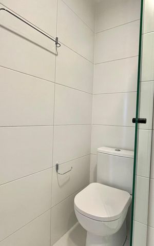 Studio para alugar com 28m², 1 quarto e sem vaga Studio para alugar com 28m², 1 quarto e sem vagaBanheiro