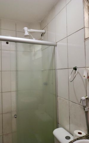 Studio para alugar com 53m², 0 quarto e 1 vaga Studio para alugar com 53m², 0 quarto e 1 vagaBanheiro