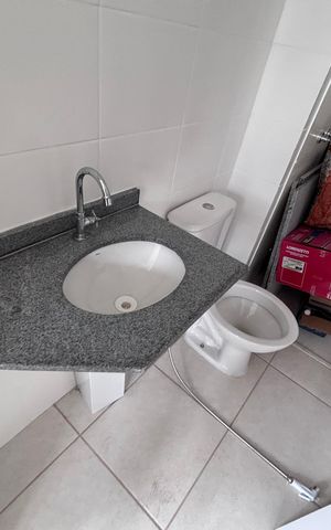 Apartamento à venda com 57m², 3 quartos e 2 vagas Apartamento à venda com 57m², 3 quartos e 2 vagasBanheiro