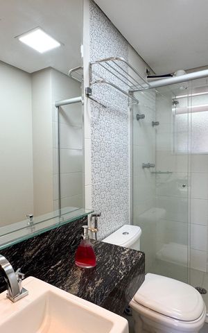 Apartamento para alugar com 96m², 3 quartos e 2 vagas Apartamento para alugar com 96m², 3 quartos e 2 vagasBanheiro Social