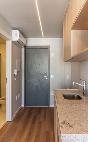 Studio para alugar com 30m², 1 quarto e sem vaga Studio para alugar com 30m², 1 quarto e sem vagaCozinha