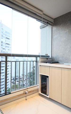 Apartamento à venda com 56m², 1 quarto e 1 vagaVaranda