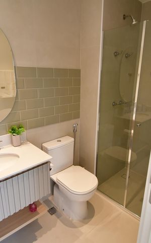 Apartamento para alugar com 58m², 2 quartos e 1 vagaBanheiro Social